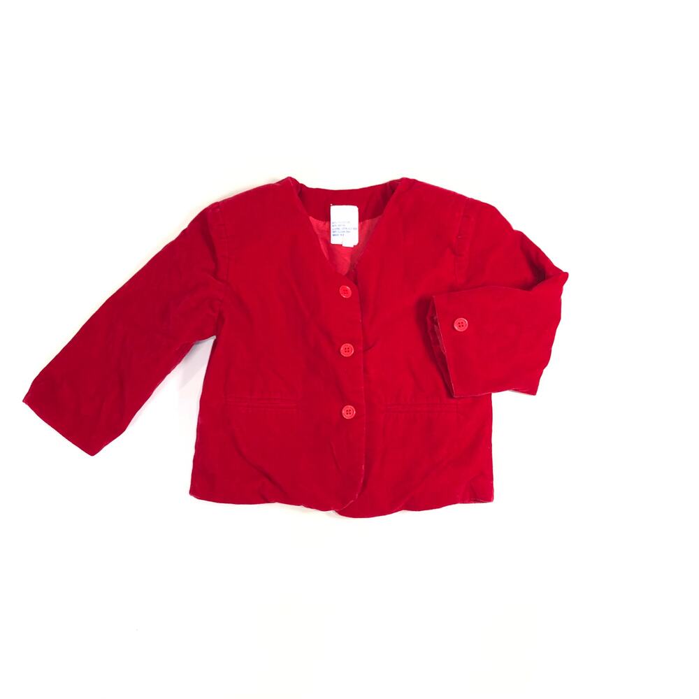 VINTAGE VELVET JACKET SIZE 2/3